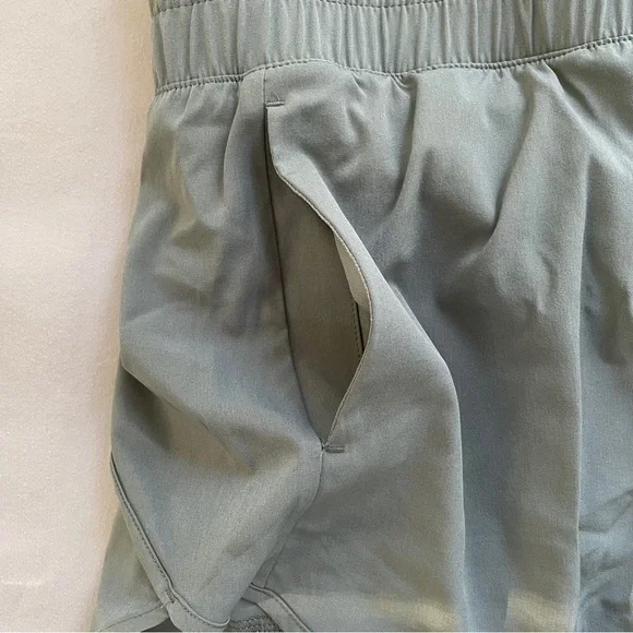 Avia Women's Athletic Shorts in Green - Picture 5 of 7